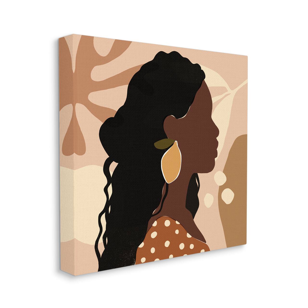 Stupell Industries Woman With Lemon Earrings Canvas Wall Art